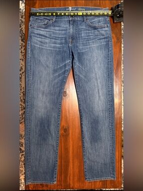 7 For All Mankind Men’s Slimmy Jeans - Medium Blue Wash